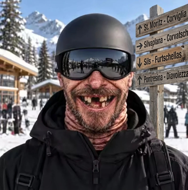 Wer diese Maske trägt, gewinnt den Tag am Berg